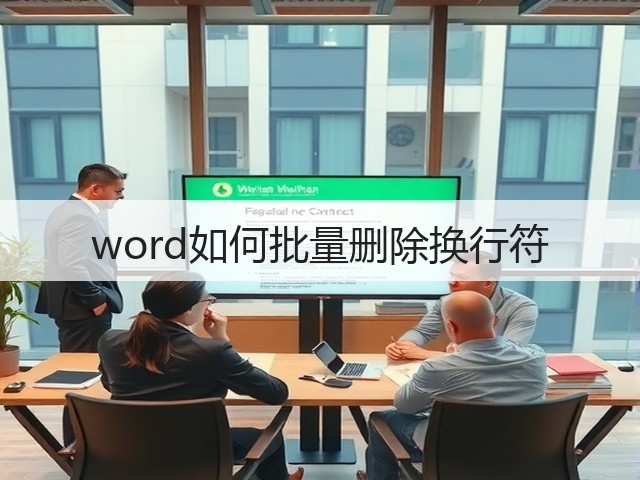 word如何批量删除换行符(图3)