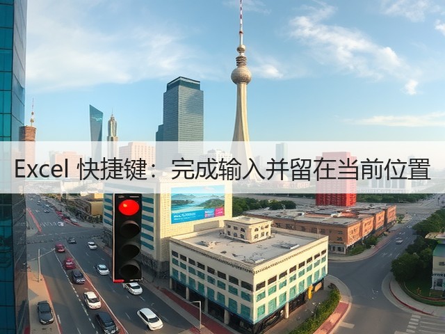 Excel 快捷键:完成输入并留在当前位置(图3) Excel 快捷键:完成输入并留在当前位置(图3)