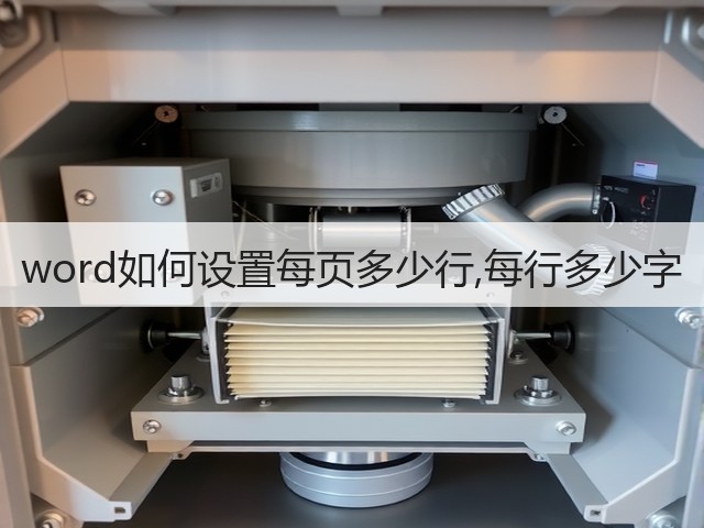 word如何设置每页多少行,每行多少字(图2) word如何设置每页多少行,每行多少字(图2)