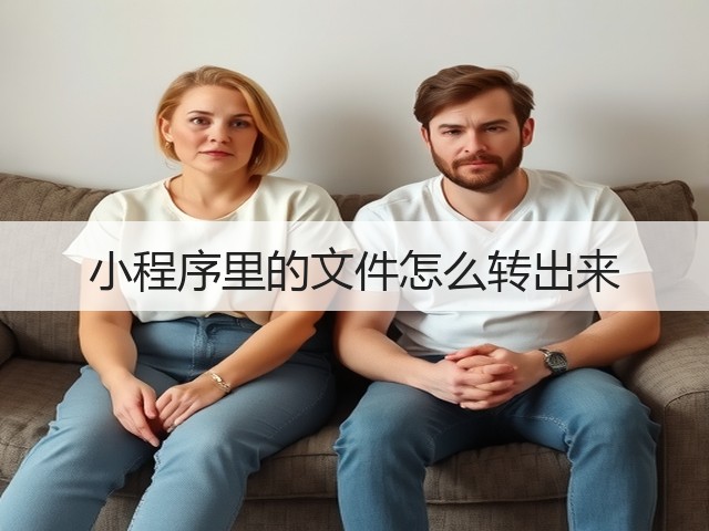小程序里的文件怎么转出来(图1)