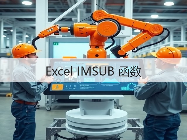 Excel IMSUB 函数(图2) Excel IMSUB 函数(图2)
