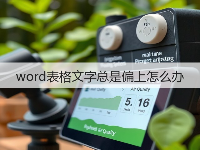 word表格文字总是偏上怎么办(图3)