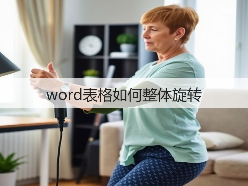 word表格如何整体旋转 - 诺云壹观办公网