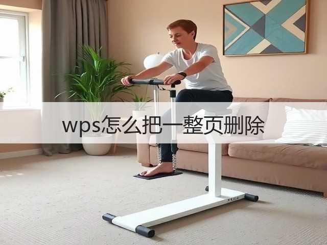 wps怎么把一整页删除(图1)