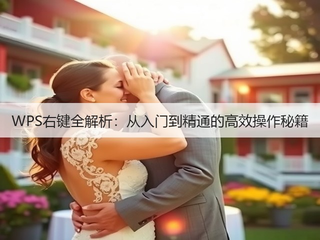 WPS右键全解析:从入门到精通的高效操作秘籍(图1) WPS右键全解析:从入门到精通的高效操作秘籍(图1)