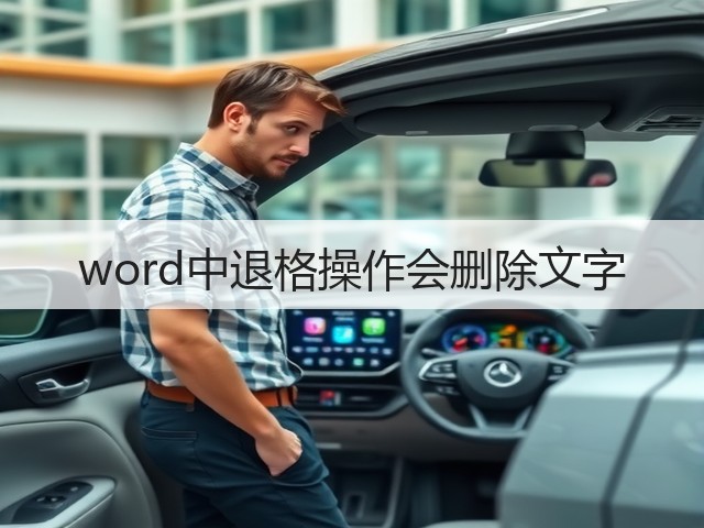 word中退格操作会删除文字(图1)