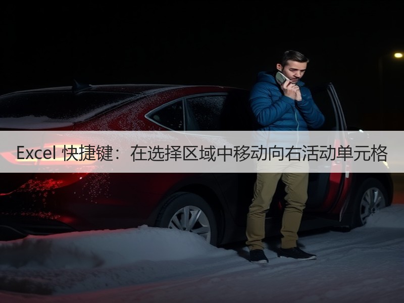 Excel 快捷键：在选择区域中移动向右活动单元格 - 诺云壹观办公网