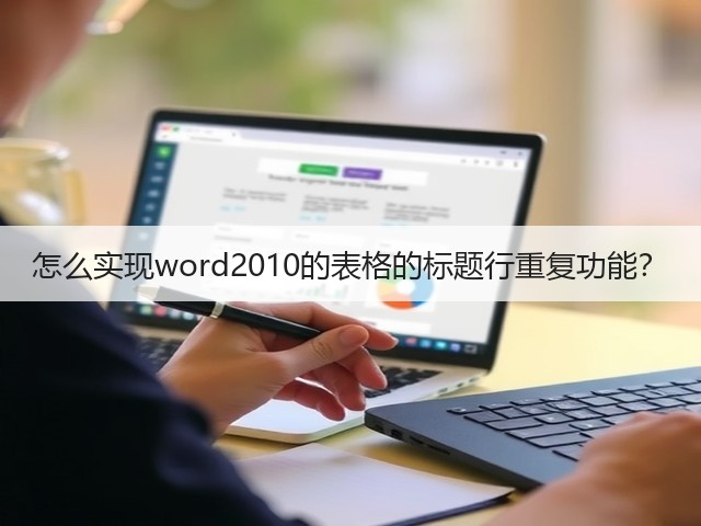 怎么实现word2010的表格的标题行重复功能?(图2) 怎么实现word2010的表格的标题行重复功能?(图2)