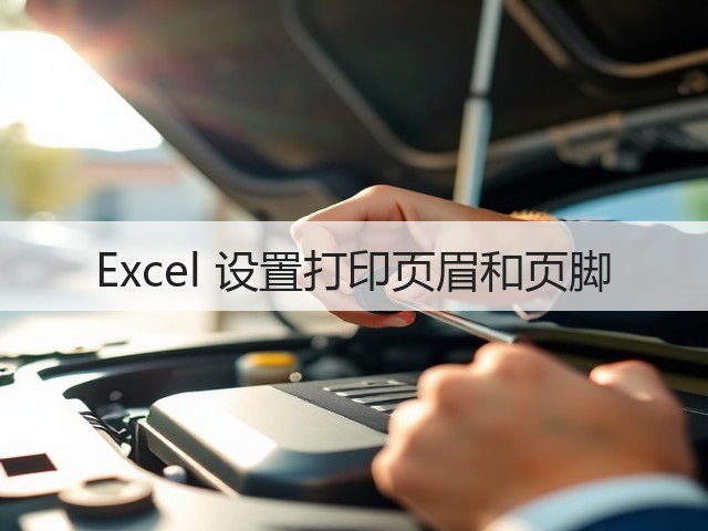 Excel 设置打印页眉和页脚(图3) Excel 设置打印页眉和页脚(图3)