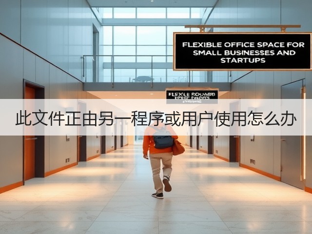 此文件正由另一程序或用户使用怎么办(图3) 此文件正由另一程序或用户使用怎么办(图3)