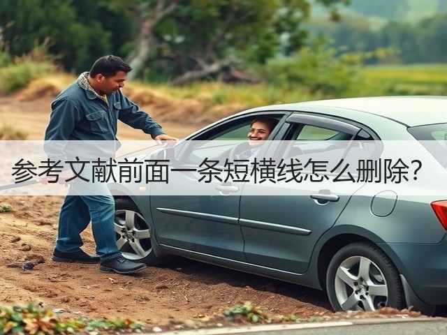 参考文献前面一条短横线怎么删除?(图2) 参考文献前面一条短横线怎么删除?(图2)