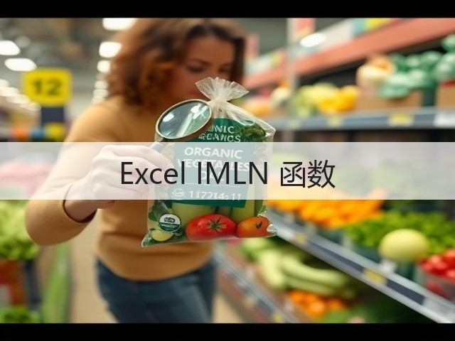 Excel IMLN 函数(图2) Excel IMLN 函数(图2)