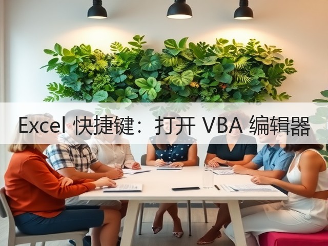 Excel 快捷键:打开 VBA 编辑器(图1) Excel 快捷键:打开 VBA 编辑器(图1)