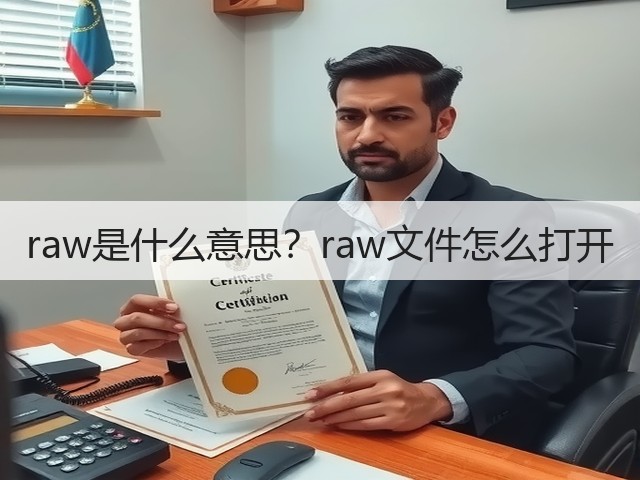 raw是什么意思?raw文件怎么打开(图2) raw是什么意思?raw文件怎么打开(图2)