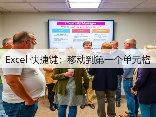 Excel 快捷键:移动到第一个单元格(图2) Excel 快捷键:移动到第一个单元格(图2)