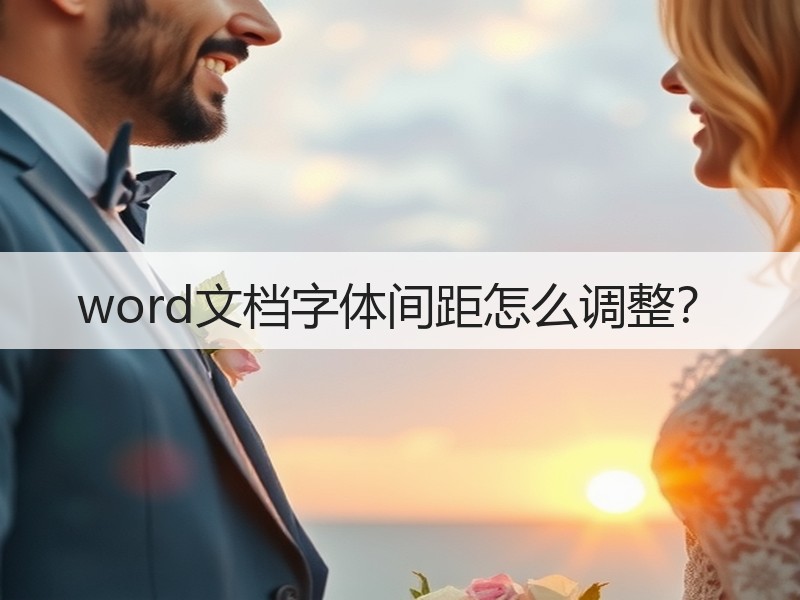 word文档字体间距怎么调整？ - 诺云壹观办公网