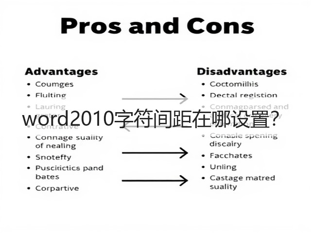 word2010字符间距在哪设置？(图2)