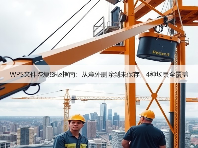 WPS文件恢复终极指南：从意外删除到未保存，4种场景全覆盖 - 诺云壹观办公网