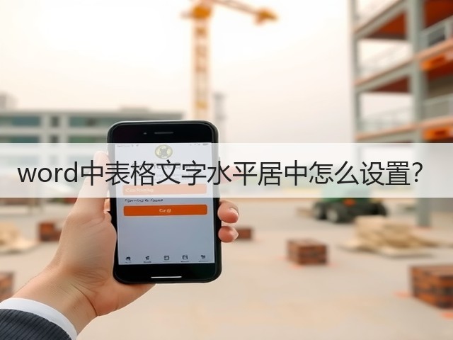 word中表格文字水平居中怎么设置?(图2) word中表格文字水平居中怎么设置?(图2)