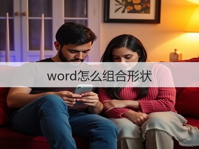 word怎么组合形状(图3)