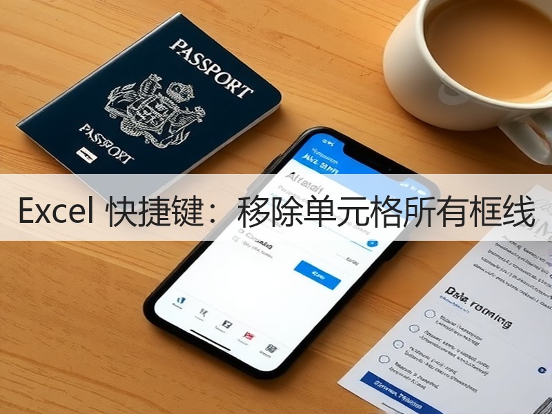 Excel 快捷键：移除单元格所有框线 - 诺云壹观办公网