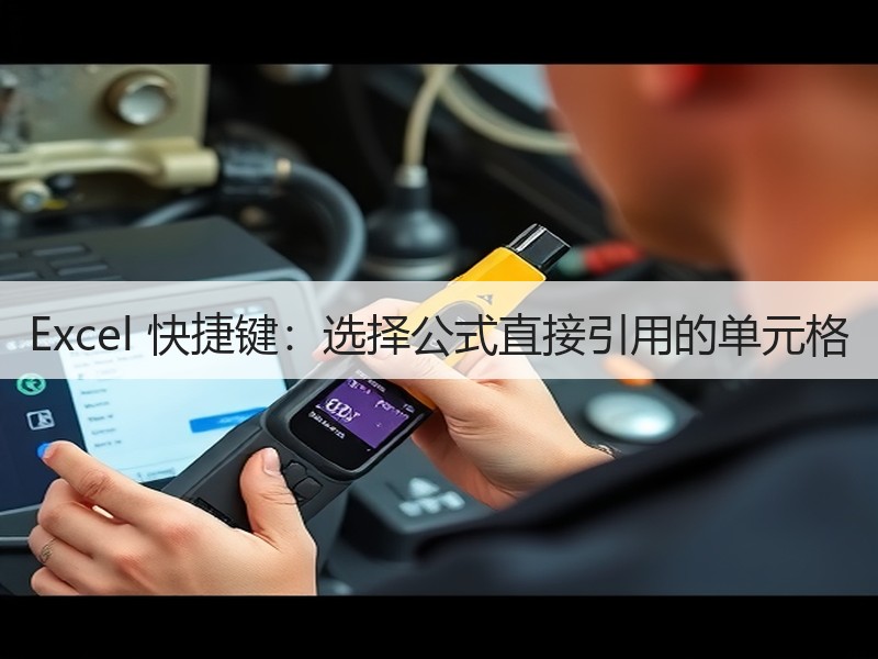 Excel 快捷键：选择公式直接引用的单元格 - 诺云壹观办公网