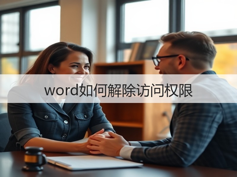 word如何解除访问权限 - 诺云壹观办公网
