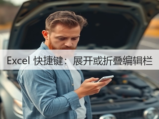 Excel 快捷键:展开或折叠编辑栏(图3) Excel 快捷键:展开或折叠编辑栏(图3)