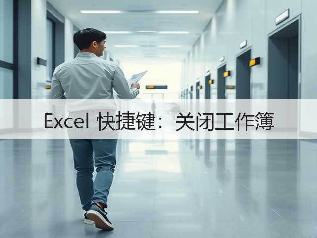 Excel 快捷键:关闭工作簿(图3) Excel 快捷键:关闭工作簿(图3)