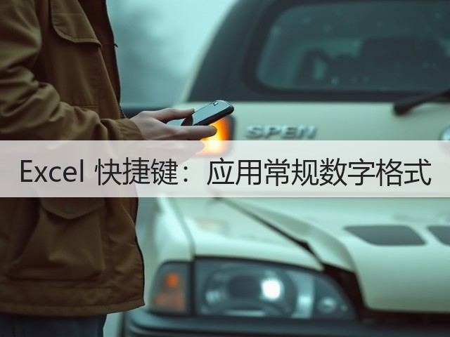 Excel 快捷键：应用常规数字格式(图2)