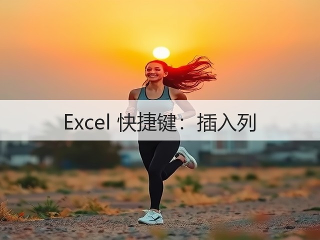 Excel 快捷键:插入列(图2) Excel 快捷键:插入列(图2)