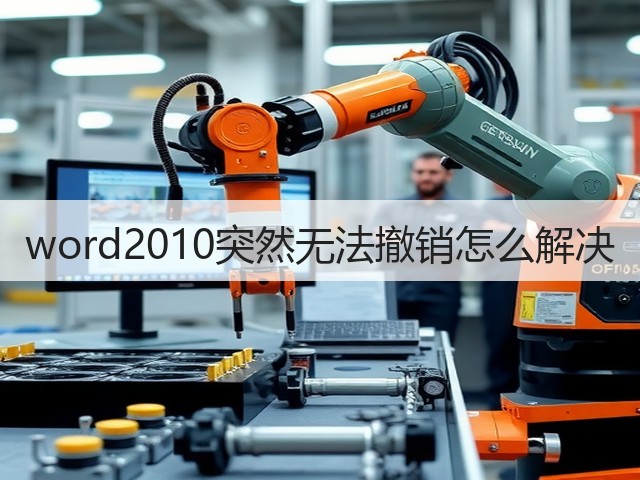 word2010突然无法撤销怎么解决(图1)