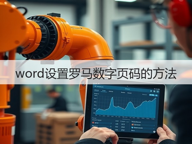 word设置罗马数字页码的方法(图2) word设置罗马数字页码的方法(图2)