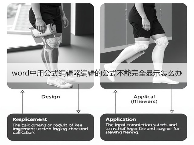 word中用公式编辑器编辑的公式不能完全显示怎么办(图3)