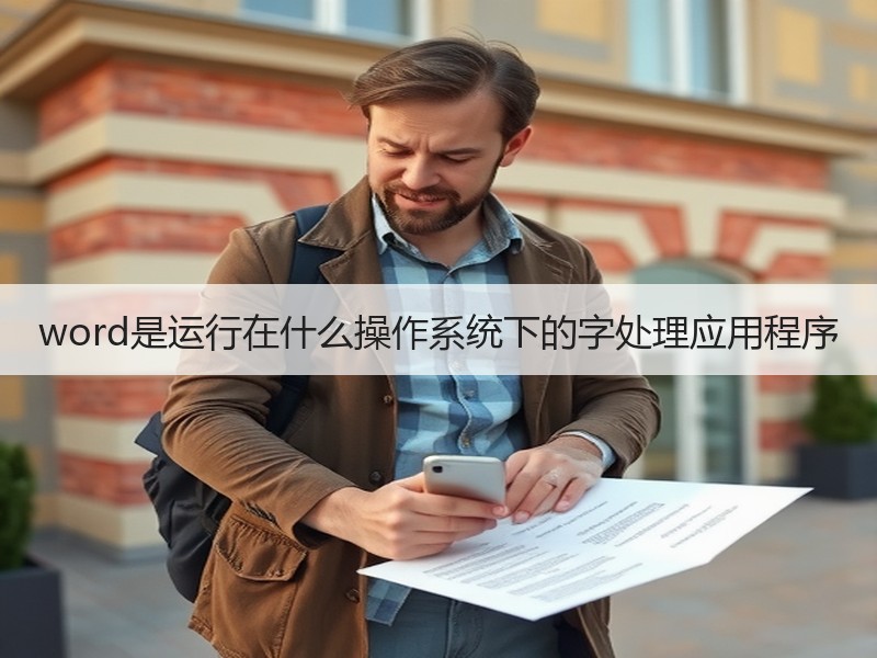 word是运行在什么操作系统下的字处理应用程序 - 诺云壹观办公网