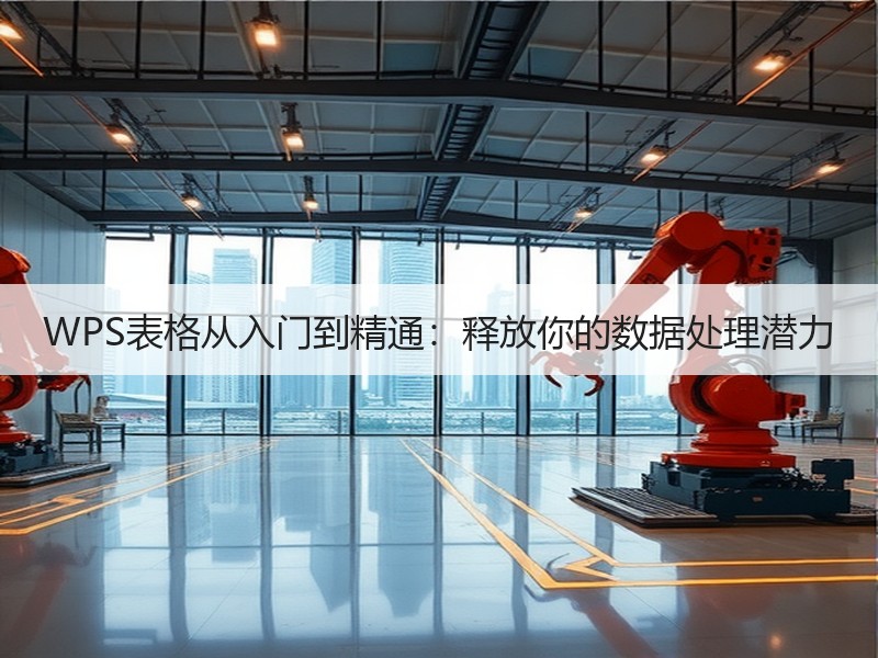 WPS表格从入门到精通：释放你的数据处理潜力 - 诺云壹观办公网