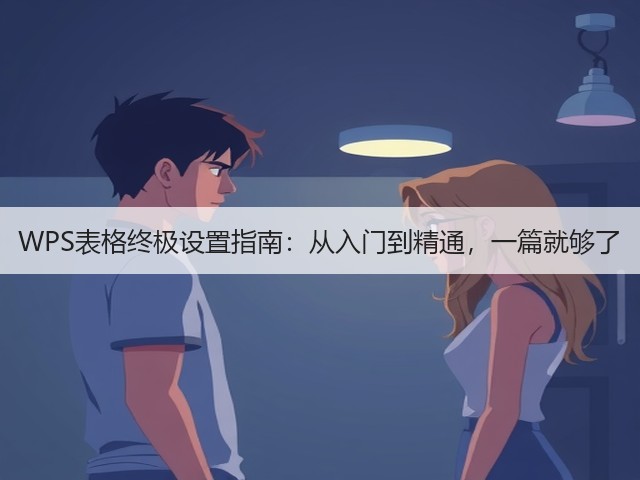 WPS表格终极设置指南:从入门到精通,一篇就够了(图3) WPS表格终极设置指南:从入门到精通,一篇就够了(图3)
