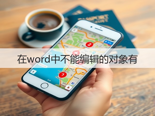 在word中不能编辑的对象有(图3) 在word中不能编辑的对象有(图3)