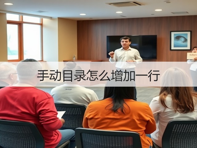 手动目录怎么增加一行(图3) 手动目录怎么增加一行(图3)