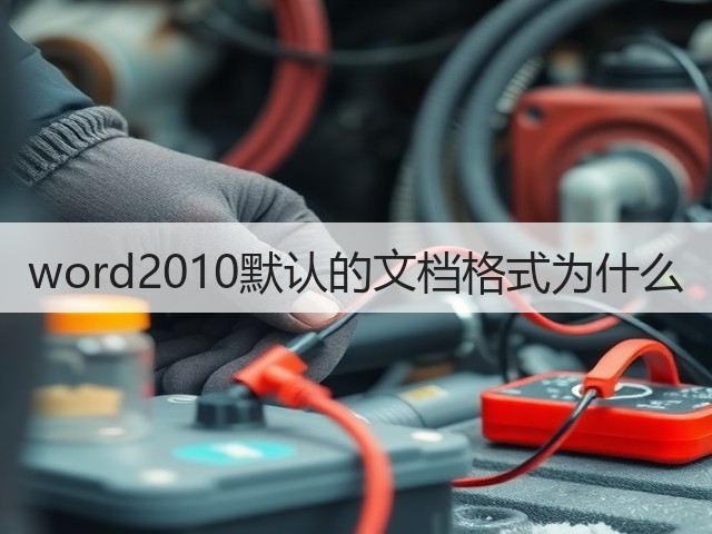 word2010默认的文档格式为什么(图2)