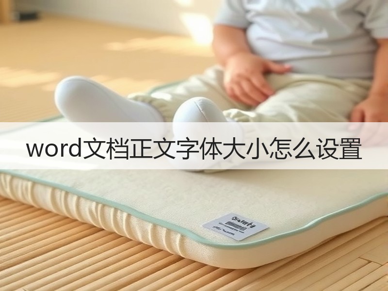 word文档正文字体大小怎么设置 - 诺云壹观办公网