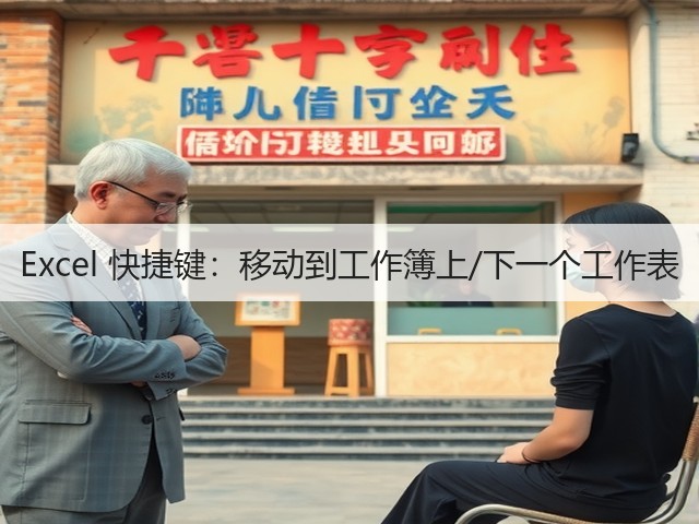 Excel 快捷键:移动到工作簿上/下一个工作表(图3) Excel 快捷键:移动到工作簿上/下一个工作表(图3)