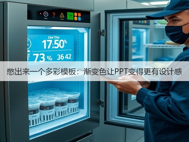 憋出来一个多彩模板：渐变色让PPT变得更有设计感(图3)