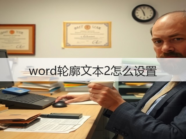 word轮廓文本2怎么设置(图2) word轮廓文本2怎么设置(图2)