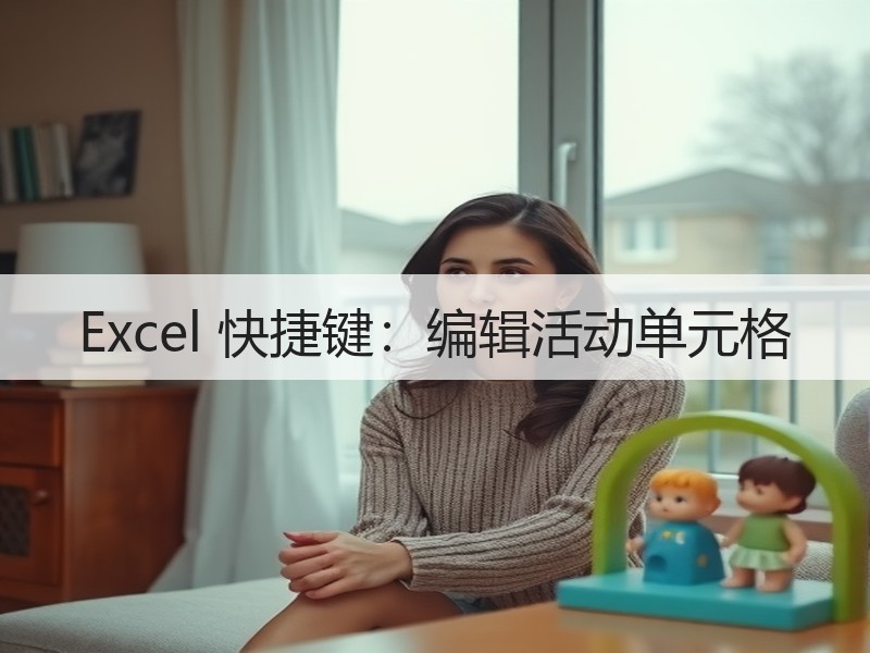 Excel 快捷键：编辑活动单元格 - 诺云壹观办公网