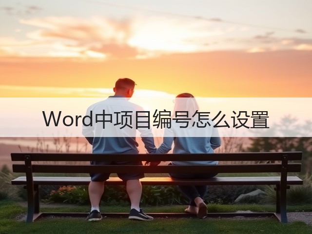 Word中项目编号怎么设置(图2) Word中项目编号怎么设置(图2)