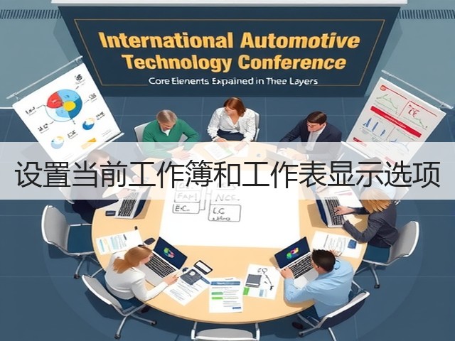 设置当前工作簿和工作表显示选项(图2)