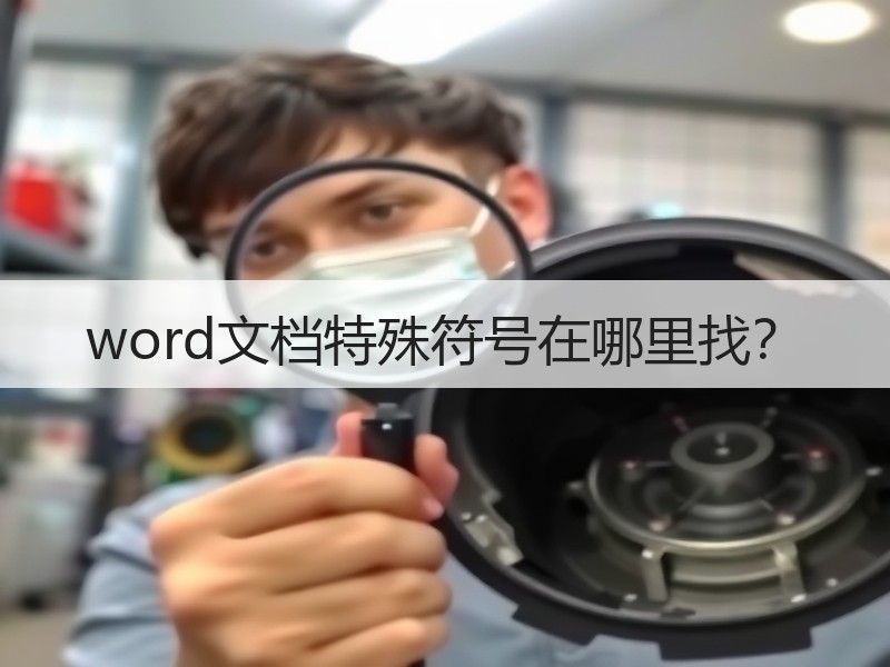 word文档特殊符号在哪里找？ - 诺云壹观办公网