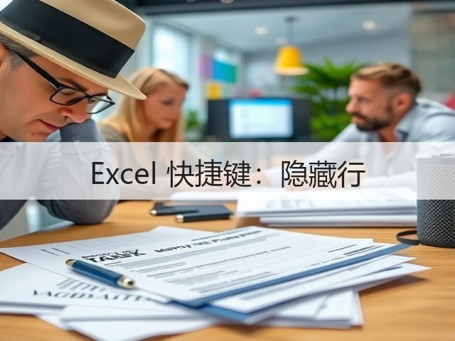 Excel 快捷键：隐藏行(图1)