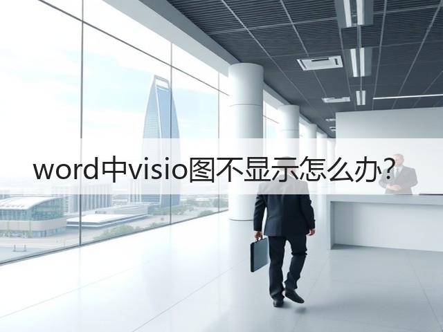 word中visio图不显示怎么办?(图3) word中visio图不显示怎么办?(图3)